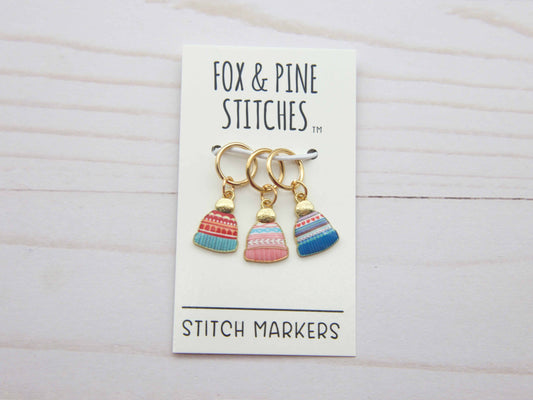 Fair Isle Hats | Stitch Markers