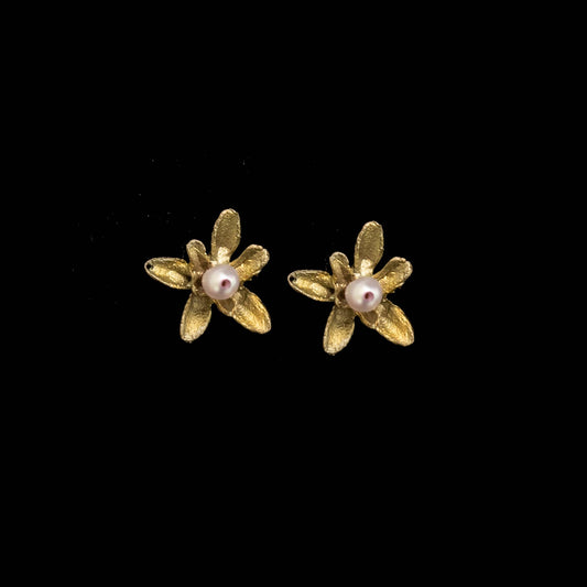 Flowering Thyme Stud Post Earring
