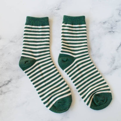 Thin Stripe Casual Socks