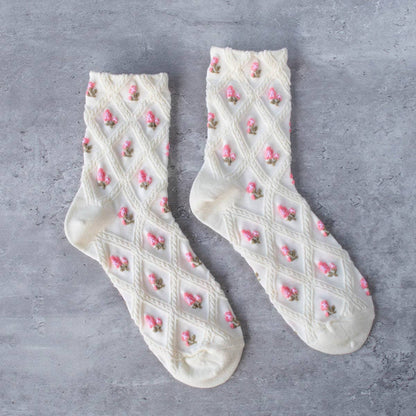 Floral Casual Socks