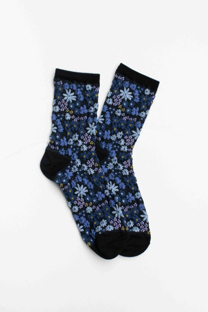 Meadow Blossom Crew Socks