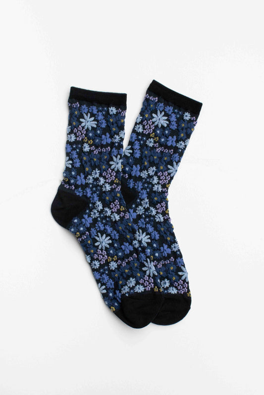 Meadow Blossom Crew Socks