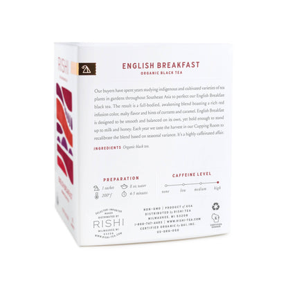 English Breakfast Organic Black Tea Sachets