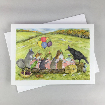 Crow's Toast Notecard
