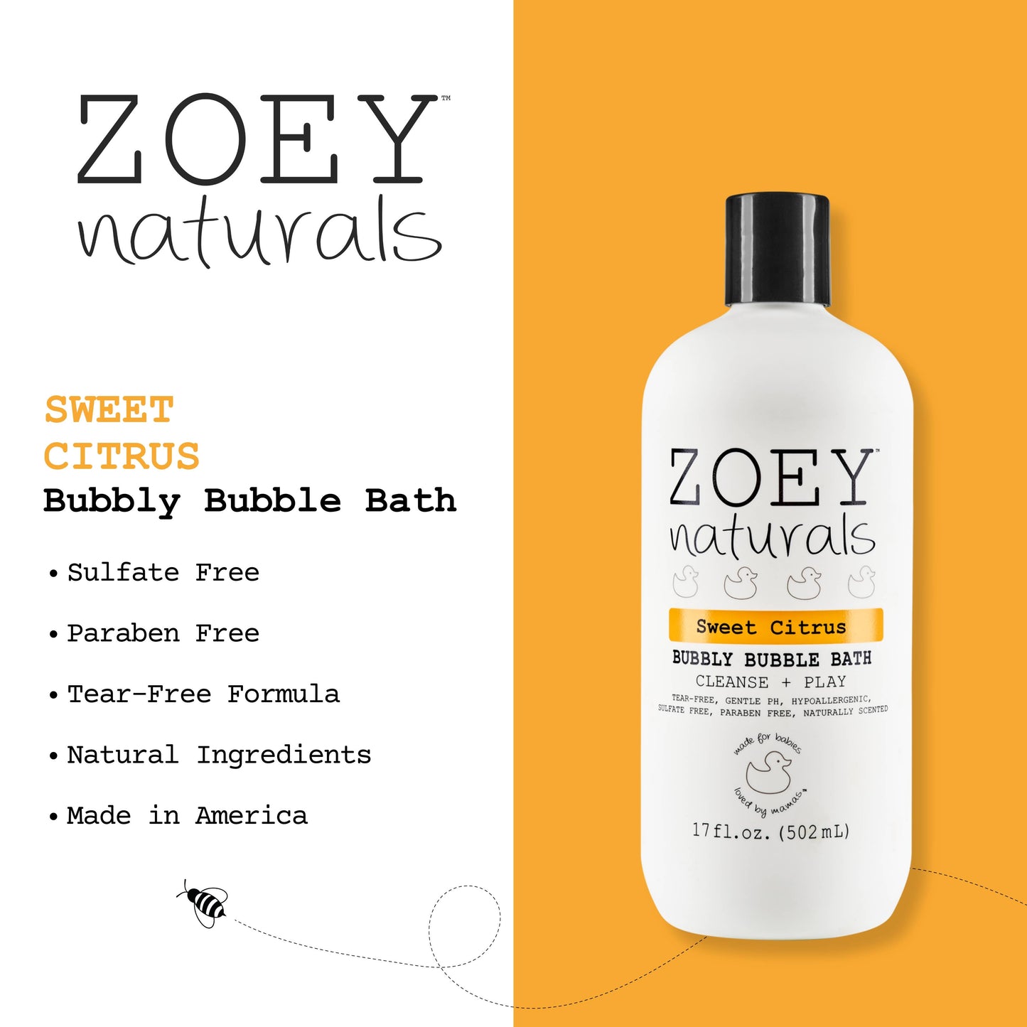 Sweet Citrus Bubbly Bubble Bath - 17oz