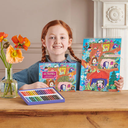 Yumi's Mushroom House 36 Oil Pastels