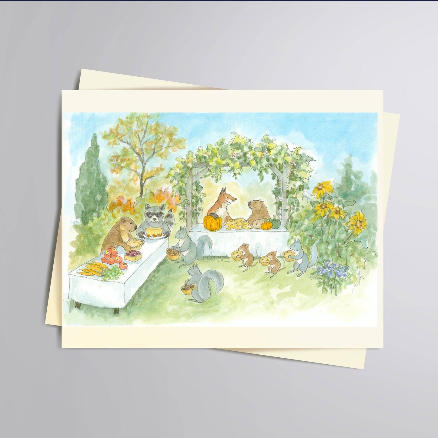 Gathering of Friends Notecard