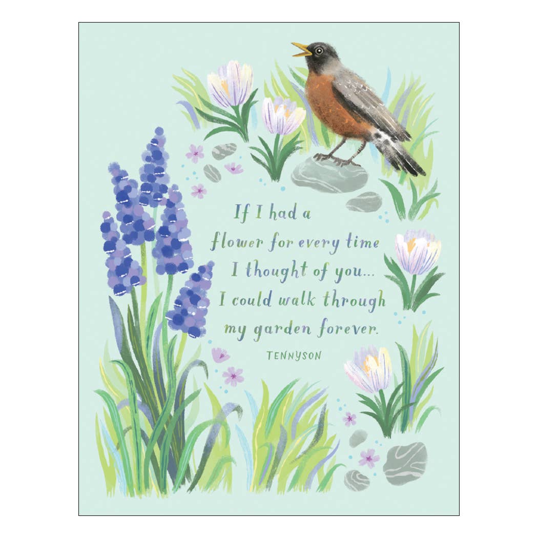 Muscari Birthday Card