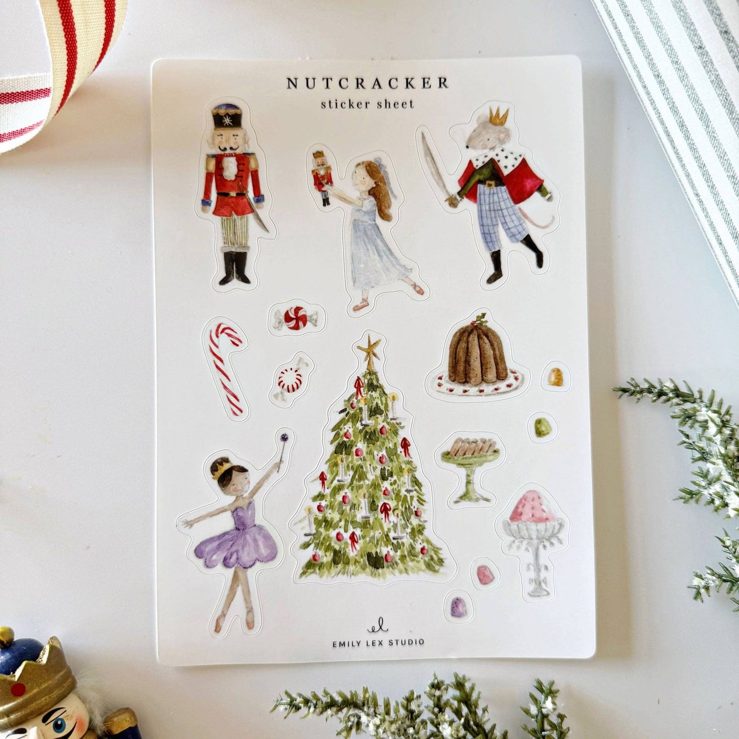 Nutcracker sticker sheets