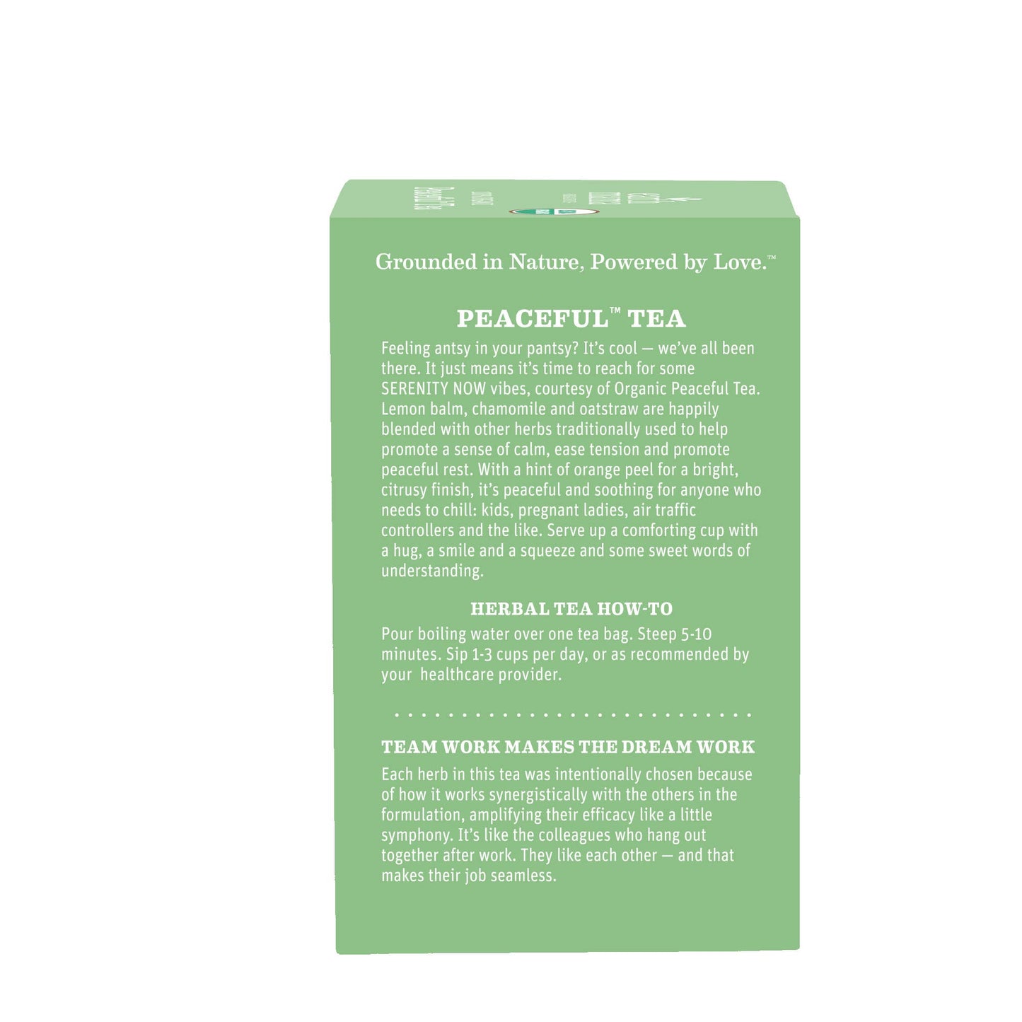 Organic Peaceful Tea