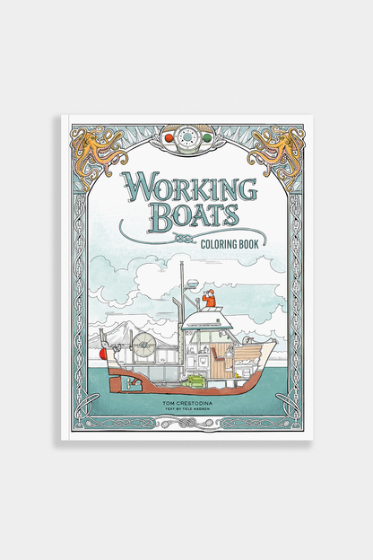 Working Boats Coloring Book: Coloring Book of Life at Sea