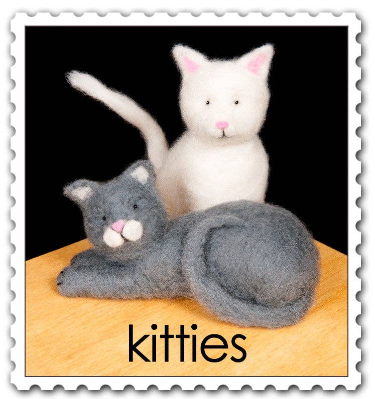 Kitties Needle Felting Kit