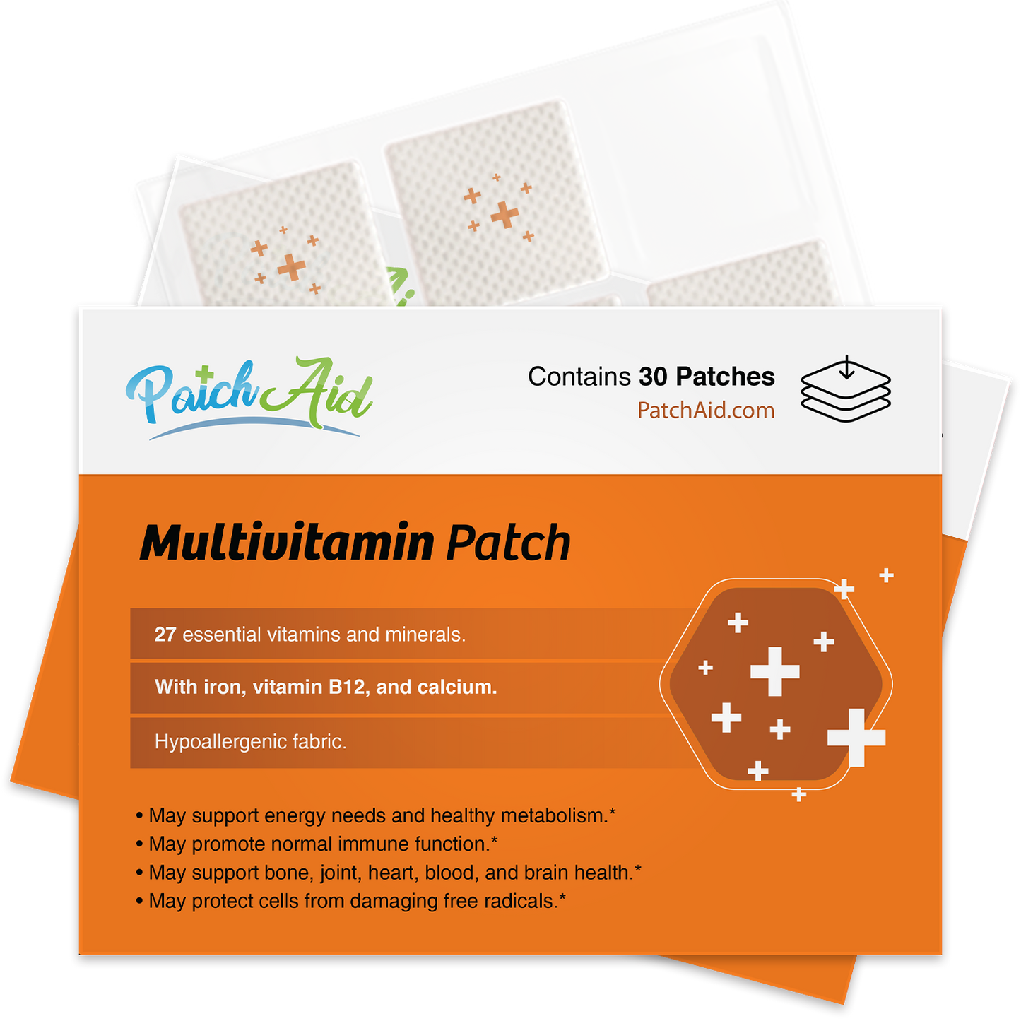 MultiVitamin Plus Patch - Daily Vitamins & Mineral Support