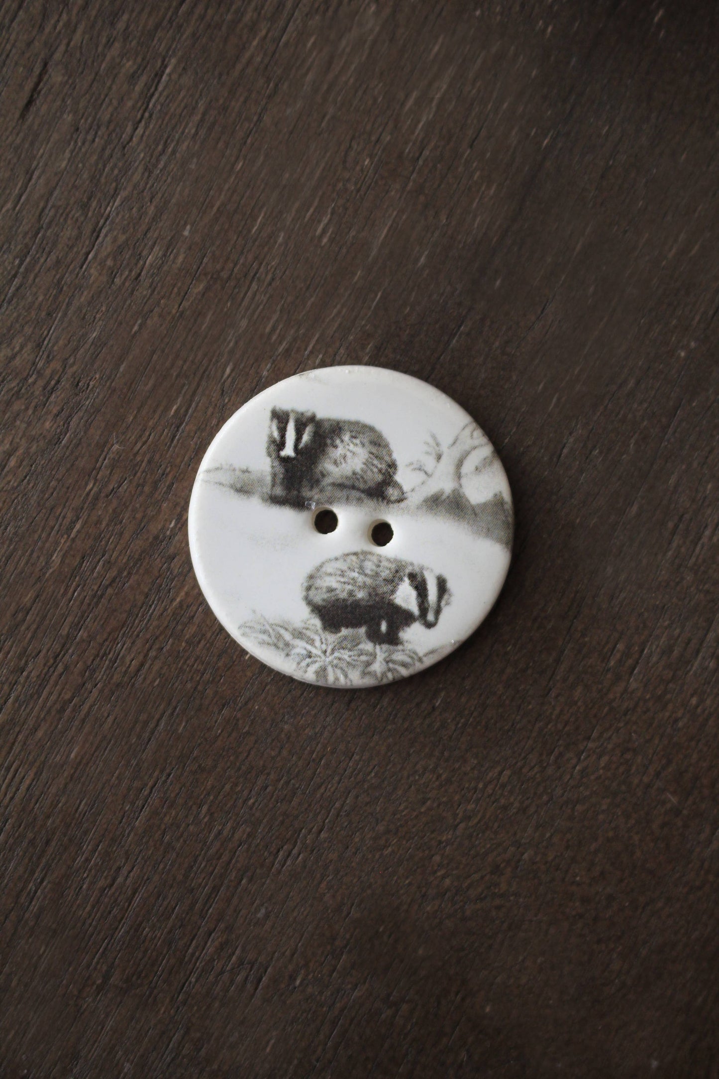 Woodland Animals Ceramic Buttons