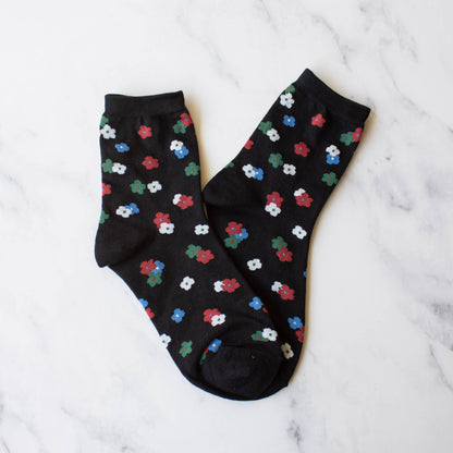 Women's Little Flower Garden Socks