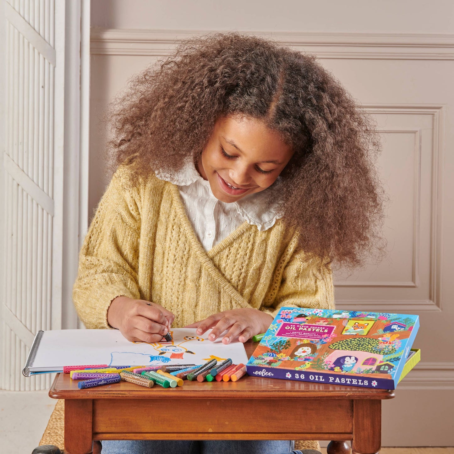 Yumi's Mushroom House 36 Oil Pastels