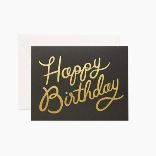 Shimmering Birthday Card