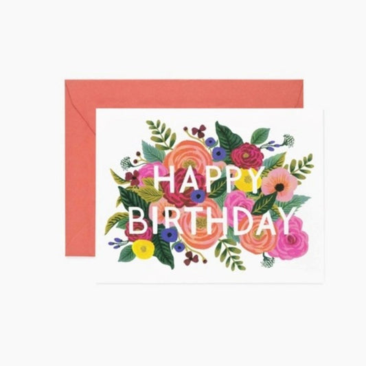 Juliet Rose Birthday Card