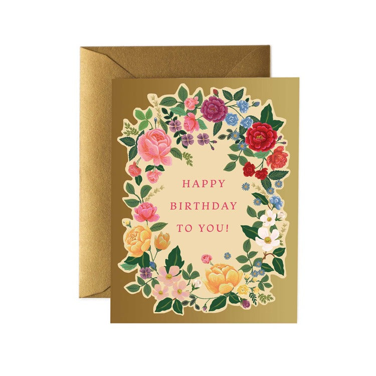 Botanical Birthday Card