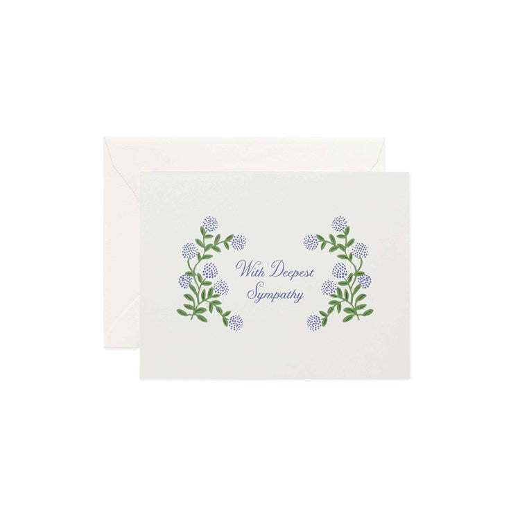 Hydrangea Sympathy Card