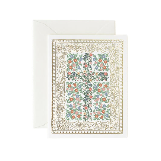 Rosette Baptism Card