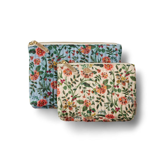 Gracie Quilted Pouch Set