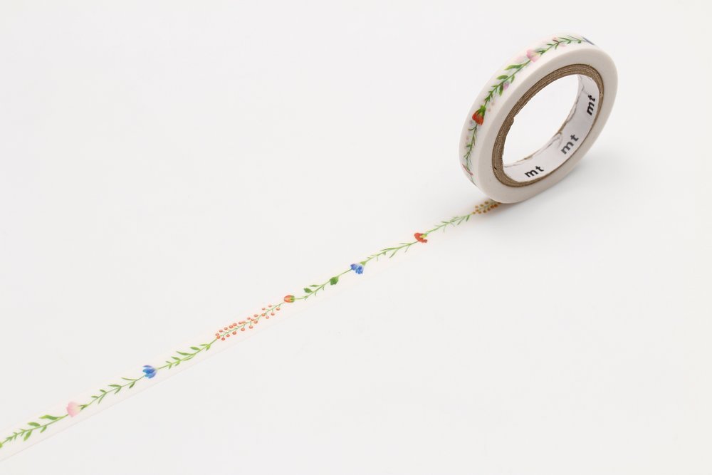 Flower Line Washi Tape