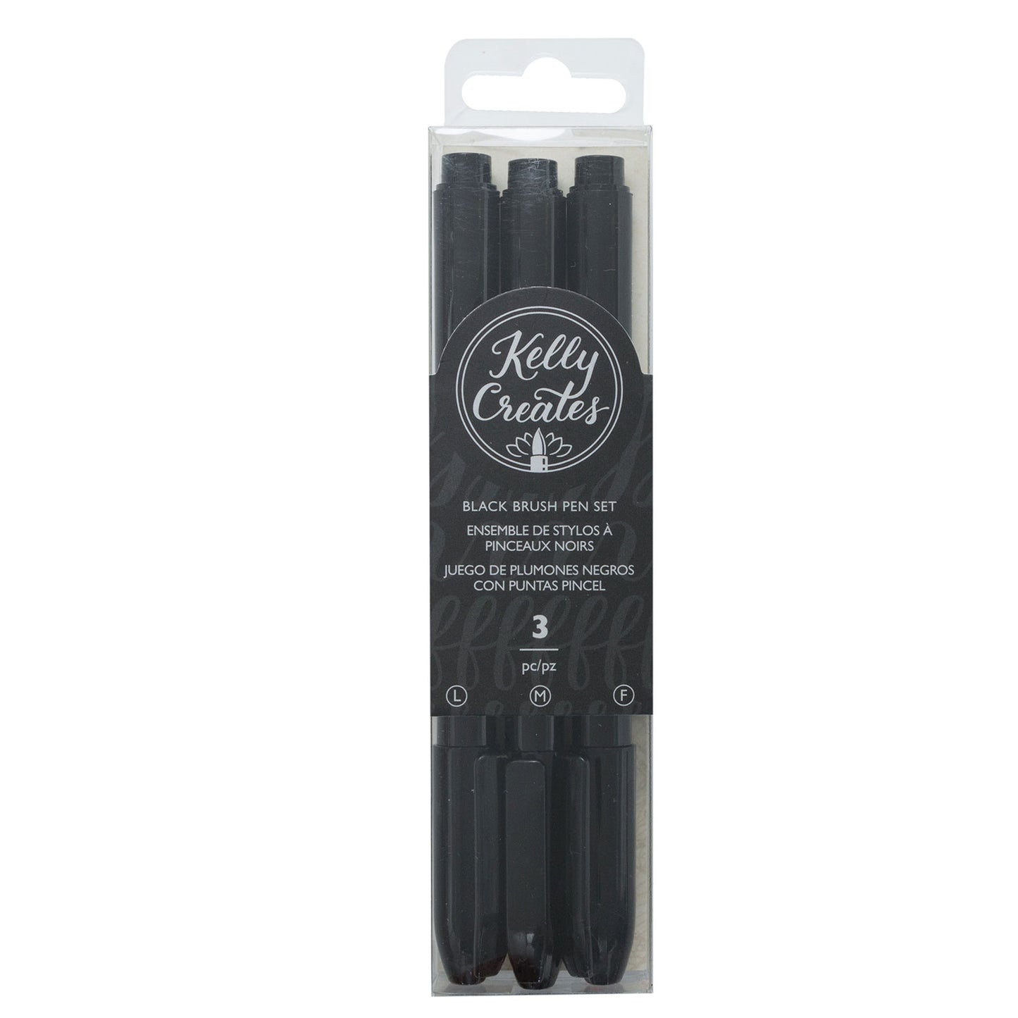 Kelly Creates Black Brush Pen Set