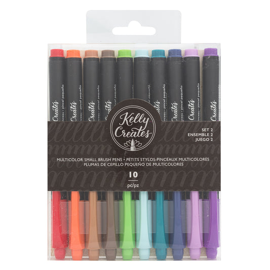 Kelly Creates Small Brush Pens - Multicolor