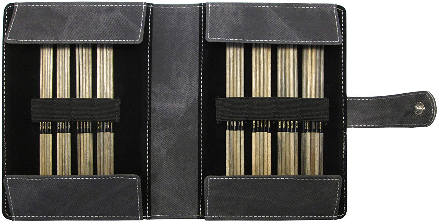 LYKKE Driftwood 6" Double Pointed Needle Set (US0-5)| Grey Denim