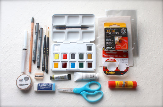Net Loft Travelers Watercolor Journaling Kit
