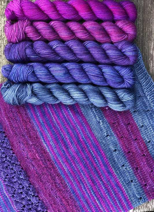 Party of Five Mini-Skein Yarn Sets - Cordova Colorways