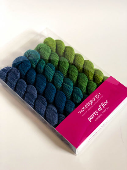 Party of Five Mini-Skein Yarn Sets - Cordova Colorways