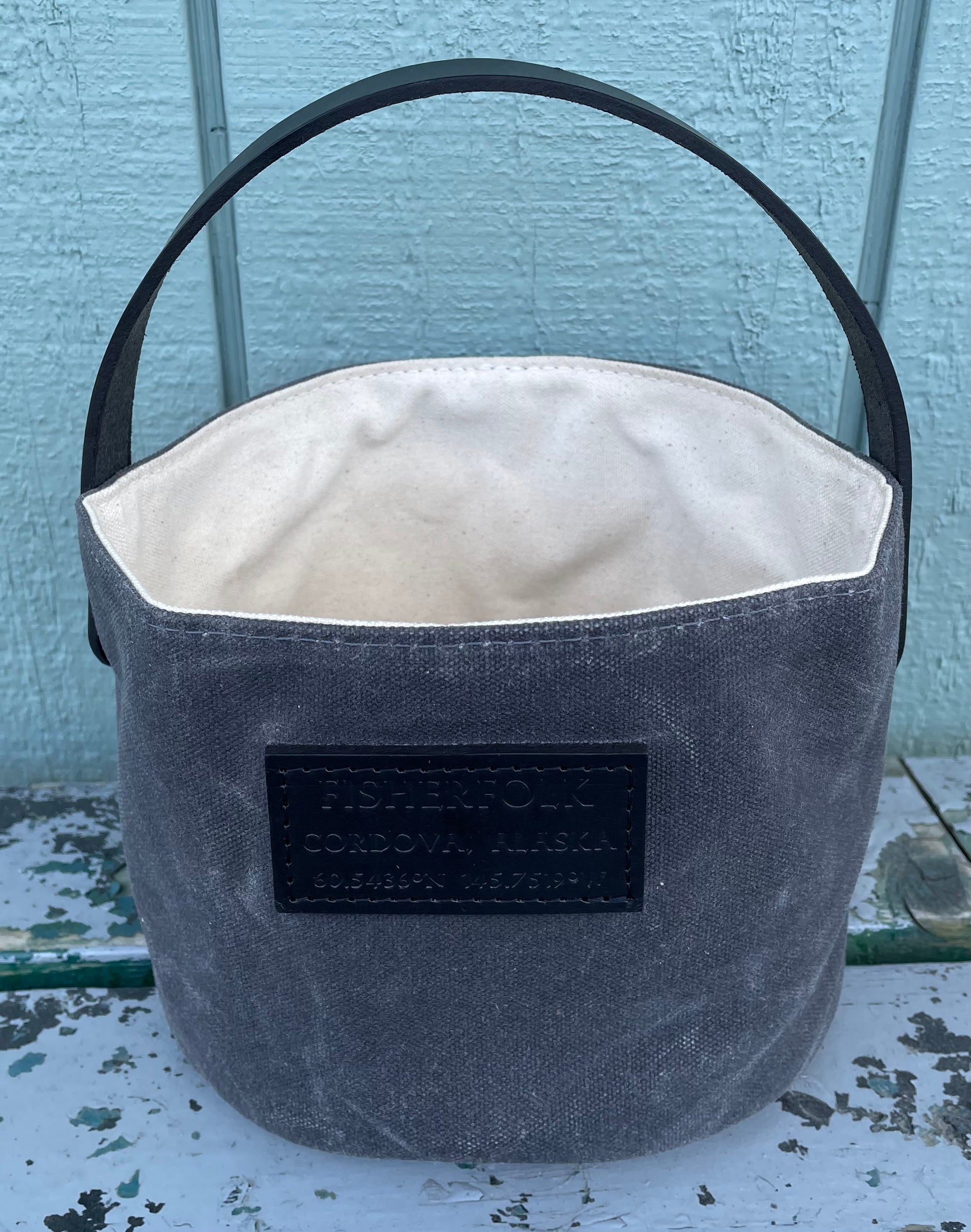 Waxed Canvas Bucket, Frost River