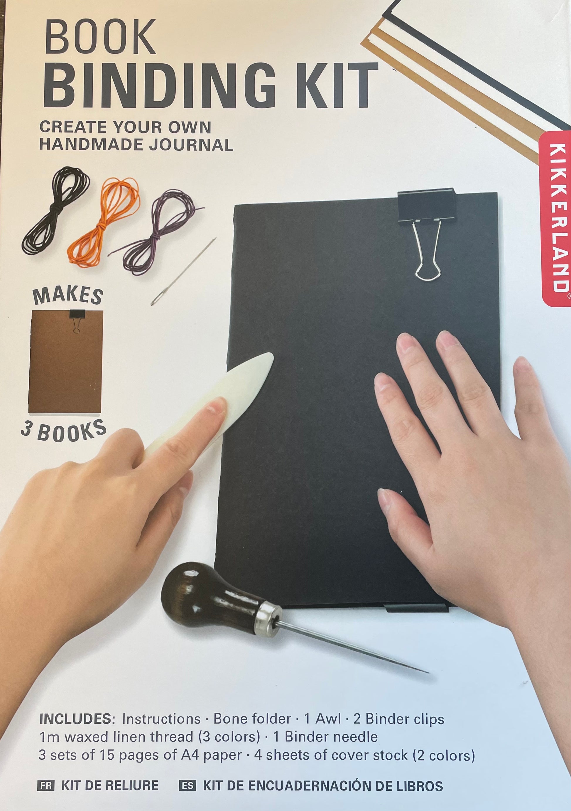 Make your Own Book Journal Kit of Supplies