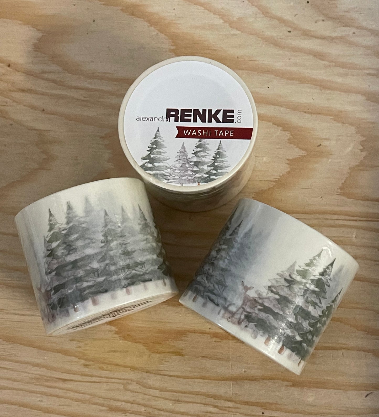 Renke Winter Forest Washi Tape