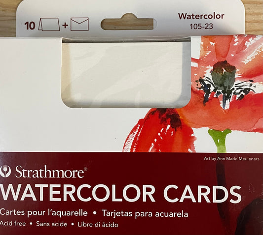 Strathmore Watercolor cards   3x4 cards and envelopes