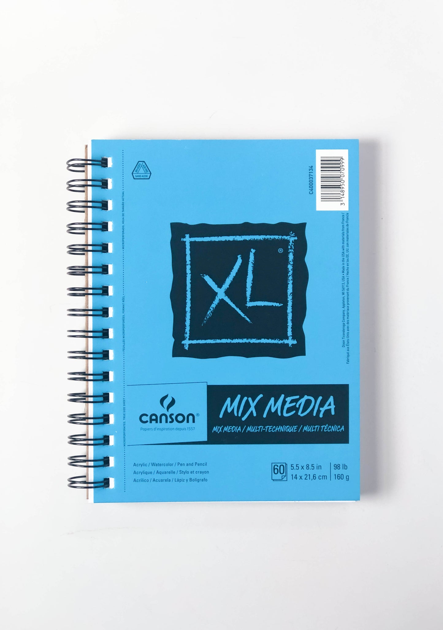 Canson XL Mixed Media Sketchbook 5.5x8.5, Hobbies & Toys, Stationary &  Craft, Craft Supplies & Tools on Carousell