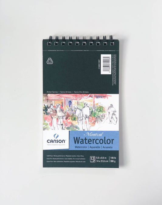 Canson Montreal Watercolor Paper | Cold Press, 5.5x8.5