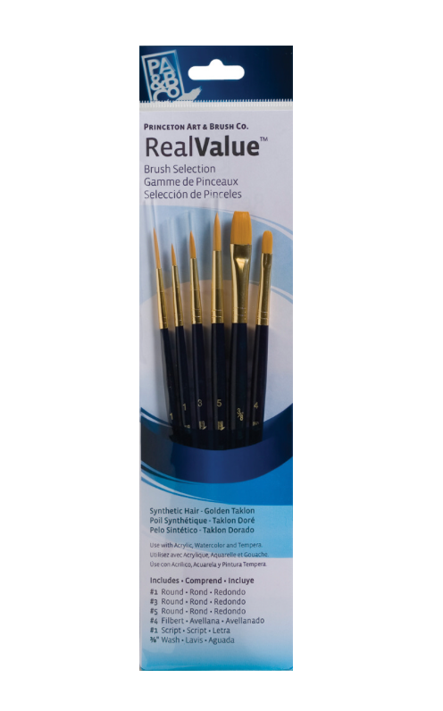 Princeton Art & Brush Co. Real Value Brush Set