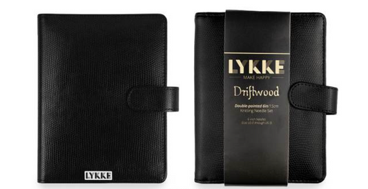 LYKKE Driftwood 6" Double Pointed Needle Set (US0-5)| Faux Leather