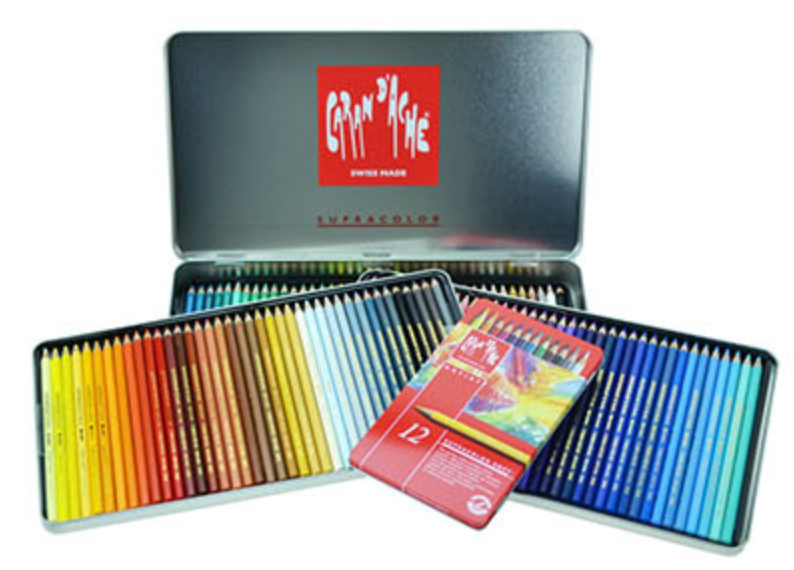 Caran d'Ache Pencils Supracolor Watercolor - Tin Case - 30