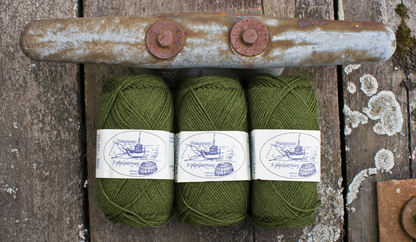 Frangipani 5-ply Guernsey Yarn OLIVE