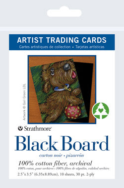 Artist Trading Card Packs | Black Board 2.5"x3.5"