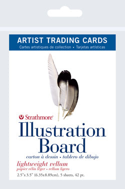 Artist Trading Card Packs | Illustration Board Vellum Surface 2.5"x3.5"