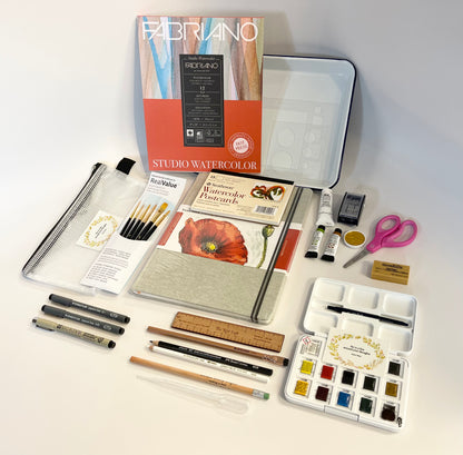 Introduction to Net Loft Watercolor Journaling Sessions CLASS MATERIALS KITS