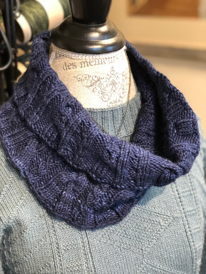 Grass Island Cowl Pattern by Valerie Covel