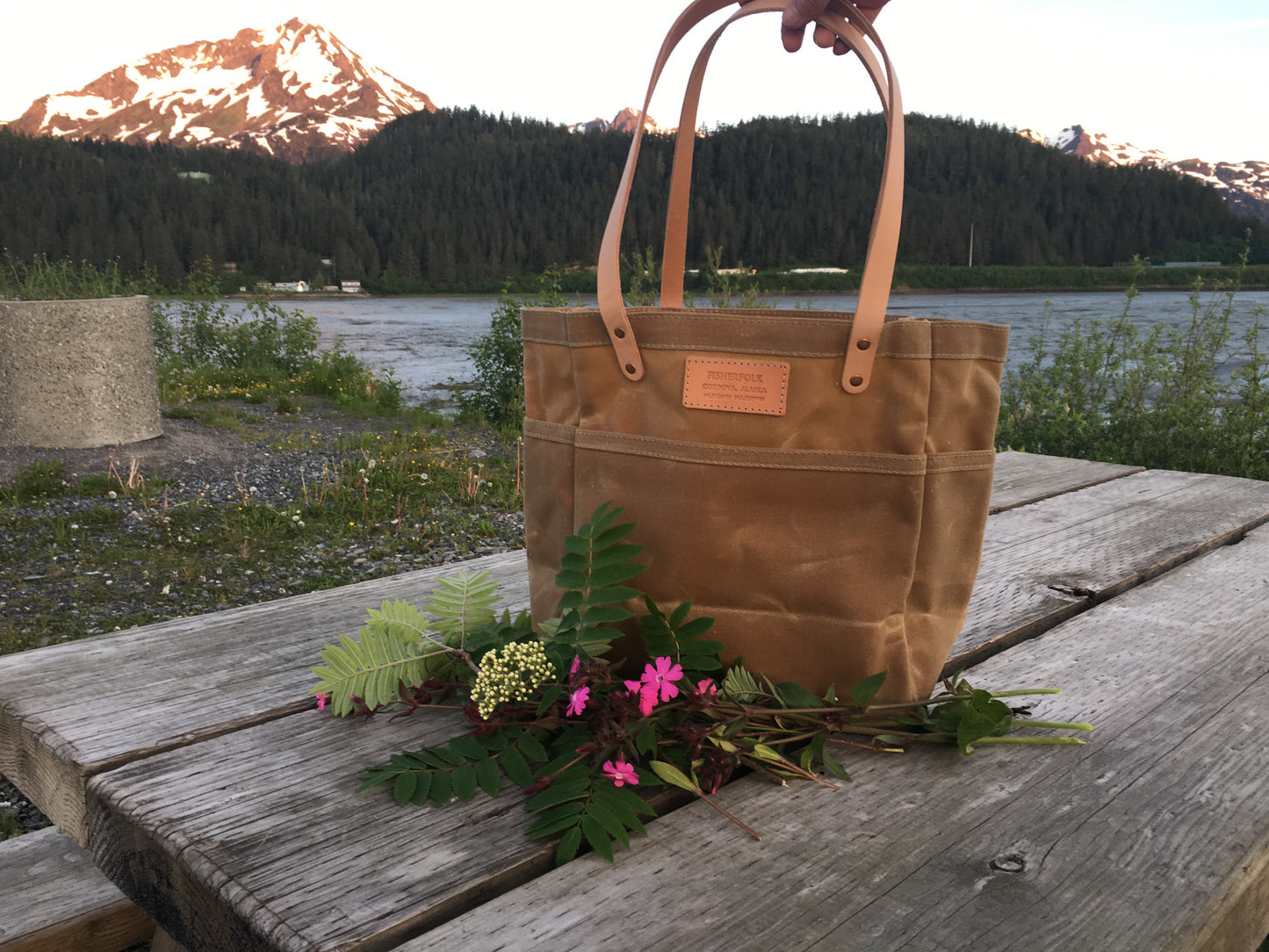 FISHERFOLK Tote is the perfect sturdy tote to carry with you 
