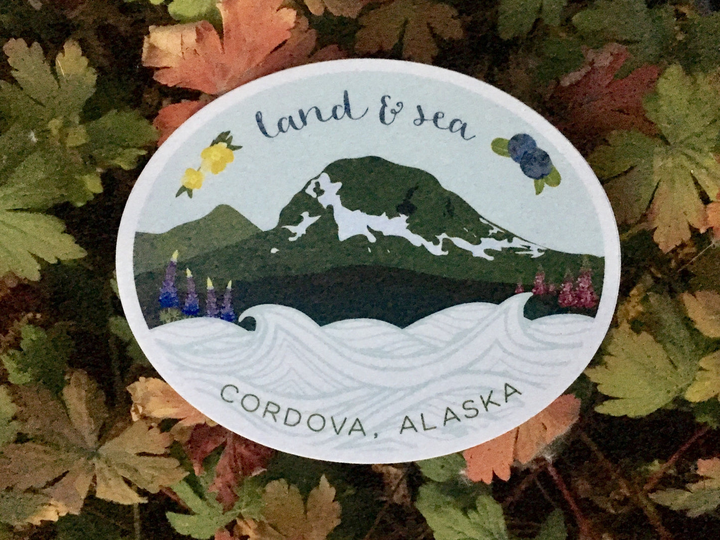 Land & Sea Cordova Vinyl Sticker