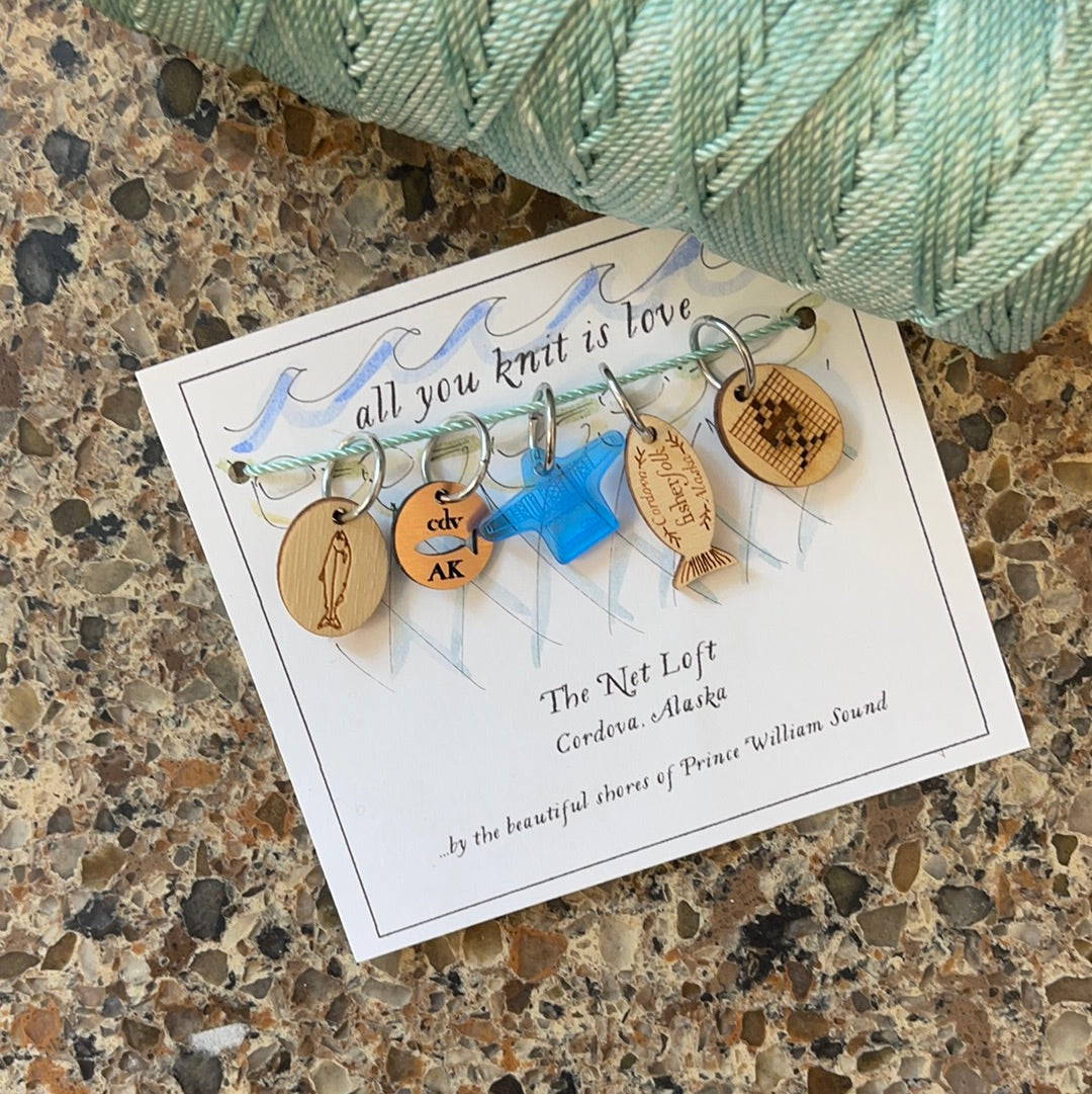 FisherFolk Stitch Marker Set